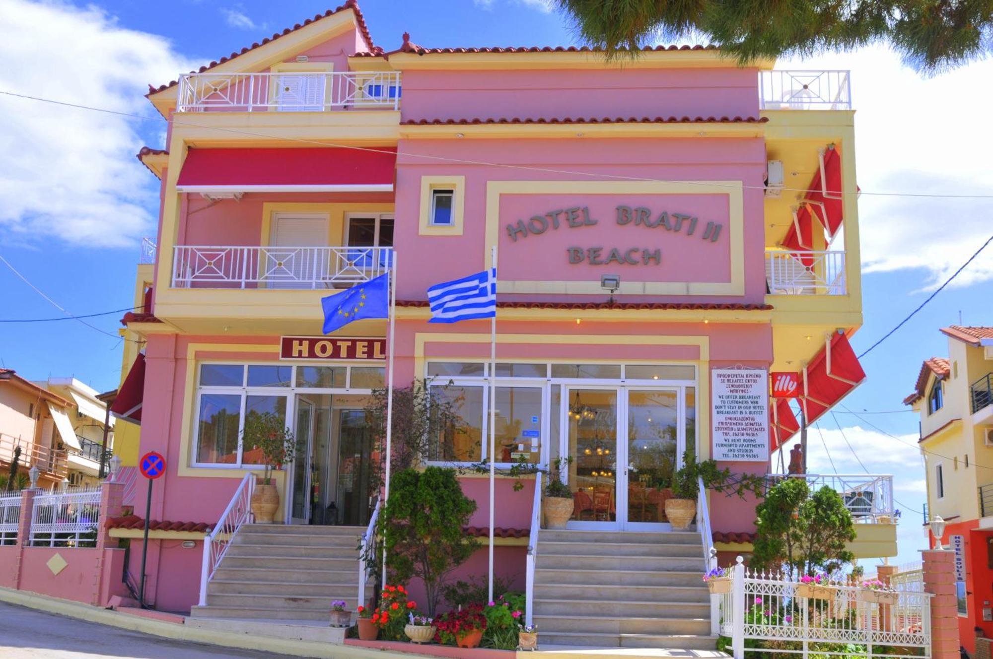 Brati II Beach Hotel アルコウディ エクステリア 写真